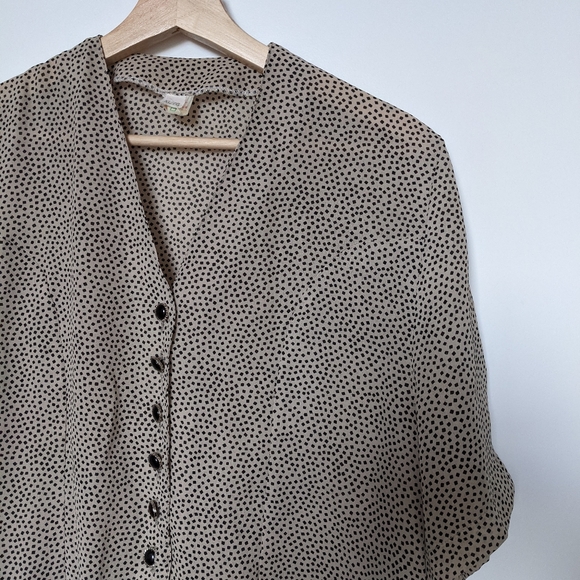 Vintage polka dot blouse - Picture 2 of 10
